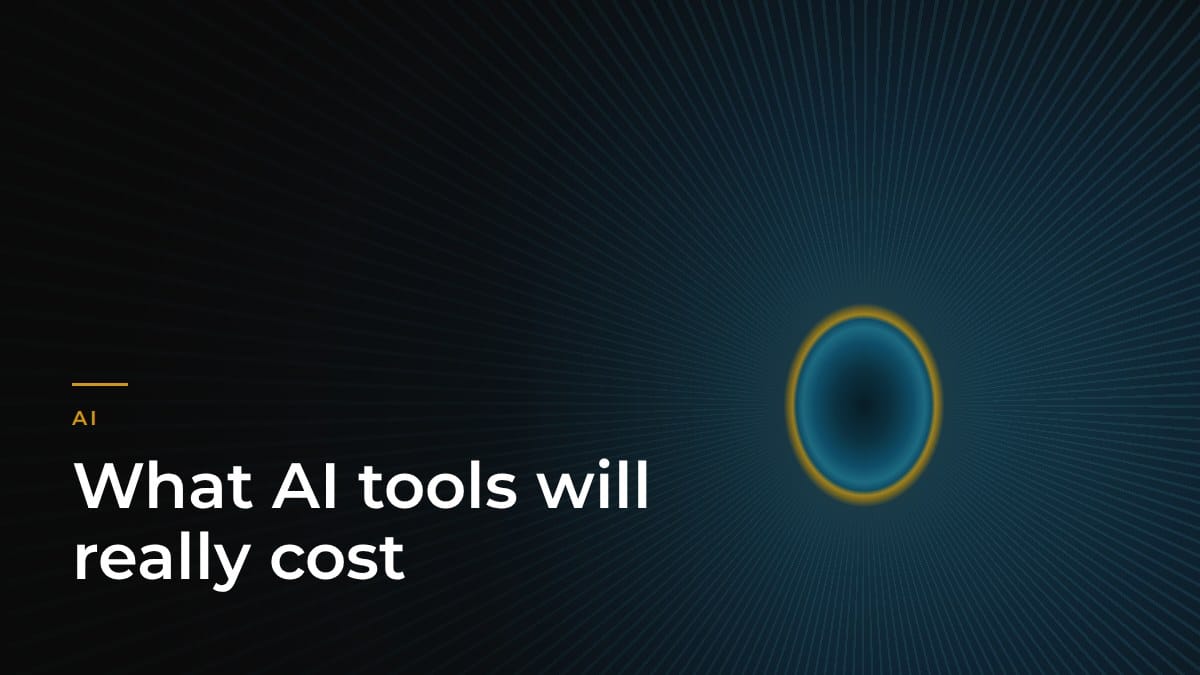 This Is the Cheapest Year of AI You Will Ever See