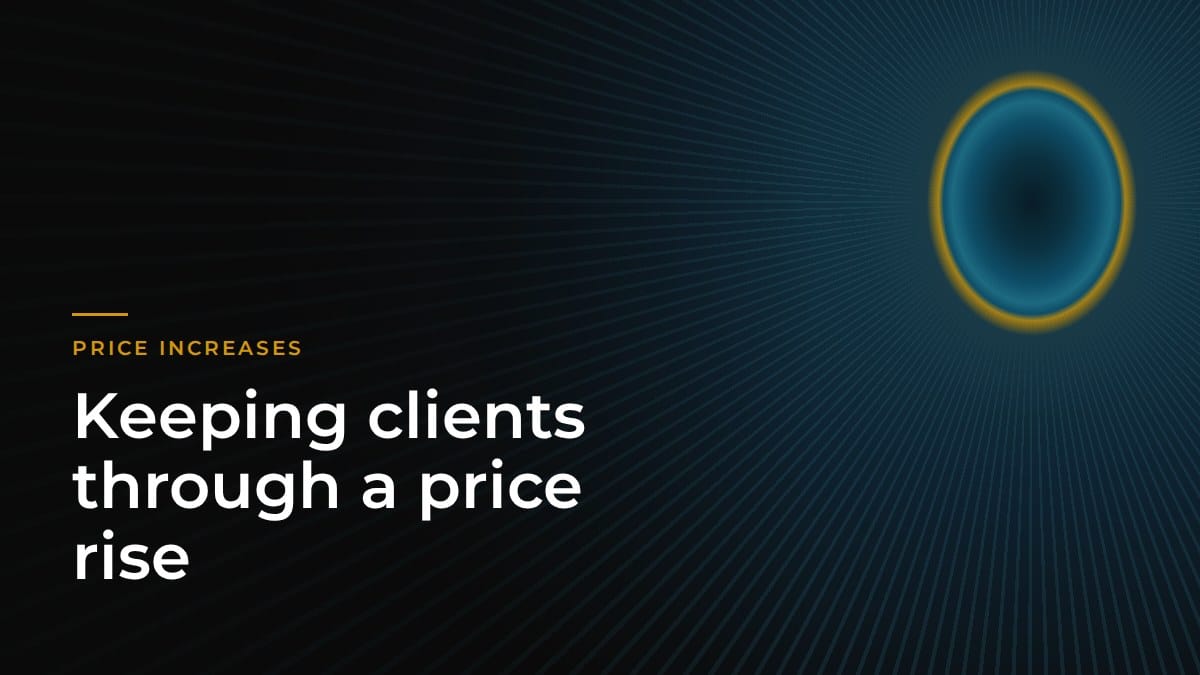 How to Raise Prices Without Losing Clients